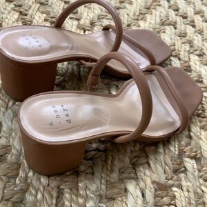 Target A new day, size 7.5 sandals .